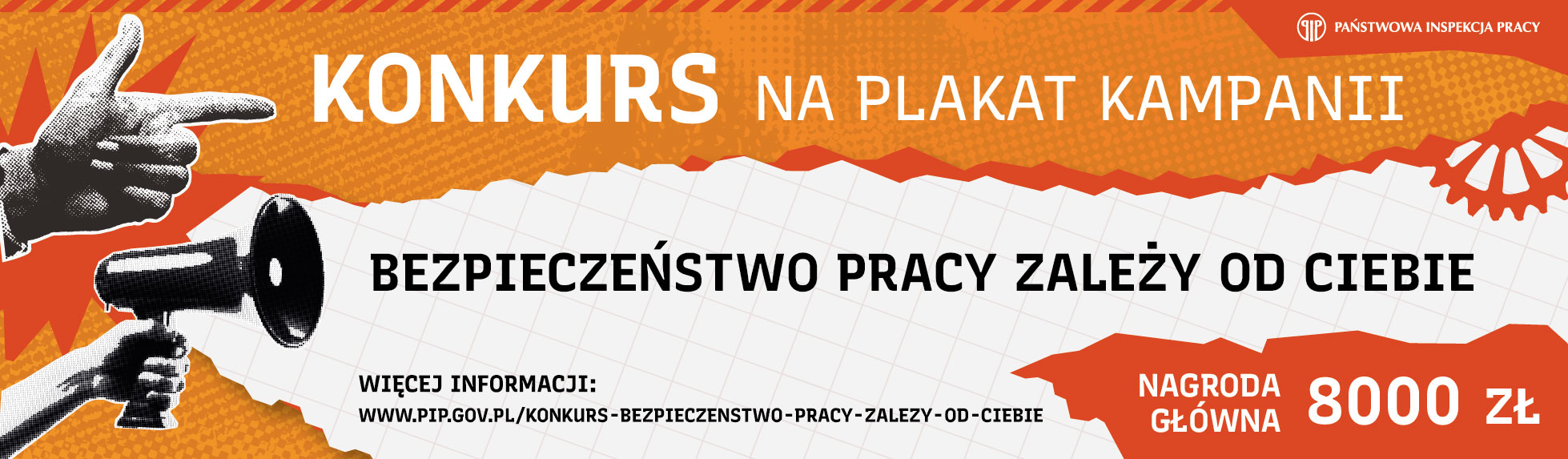 Konkurs na plakat kampanii „Bezpieczeństwo pracy zależy od Ciebie” 